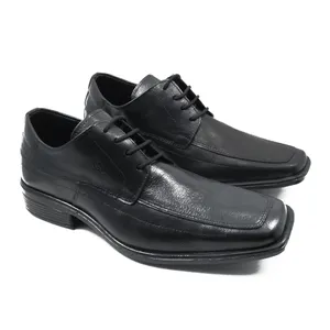 Calzado de Vestir con Trenzas para Caballero Inglese Levit (NEGRO)